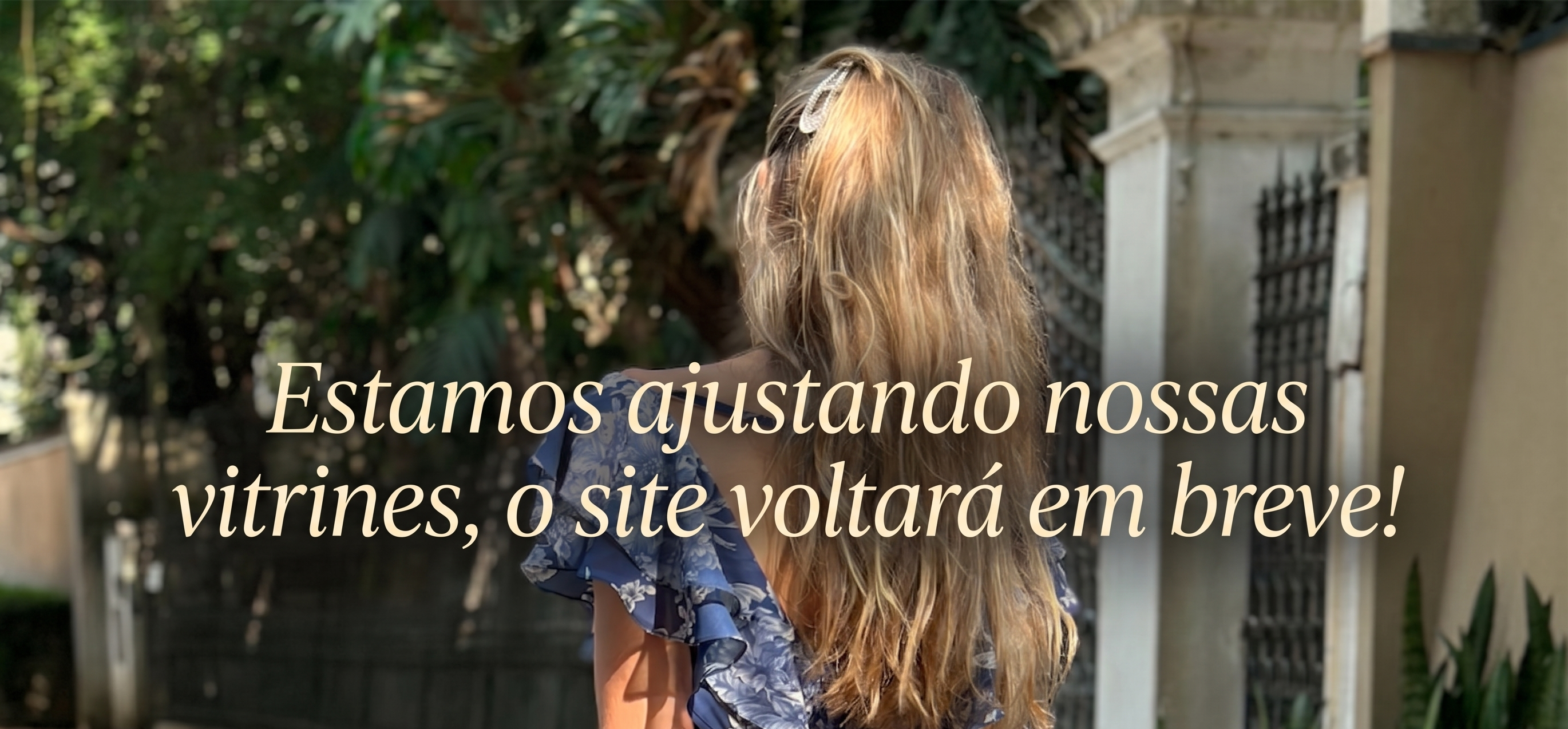 site em manutenção